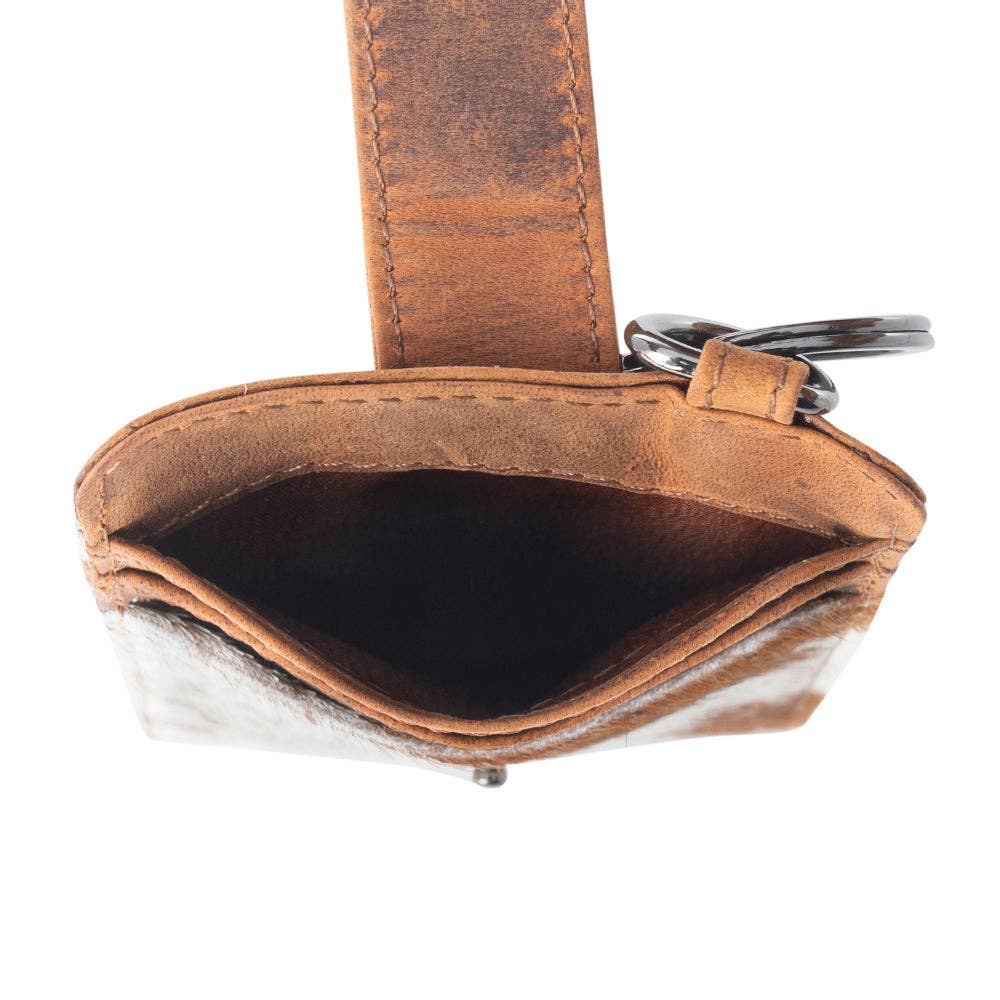 Roper Card Holder with hair-on detail