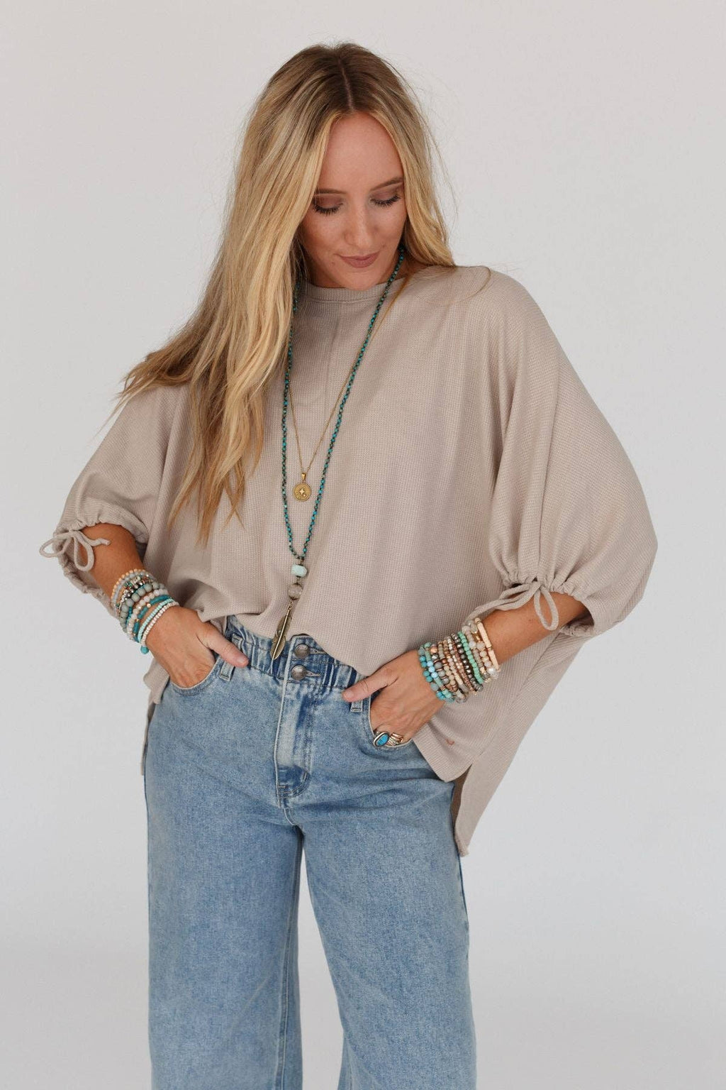 Aspen Rose Puff Sleeve