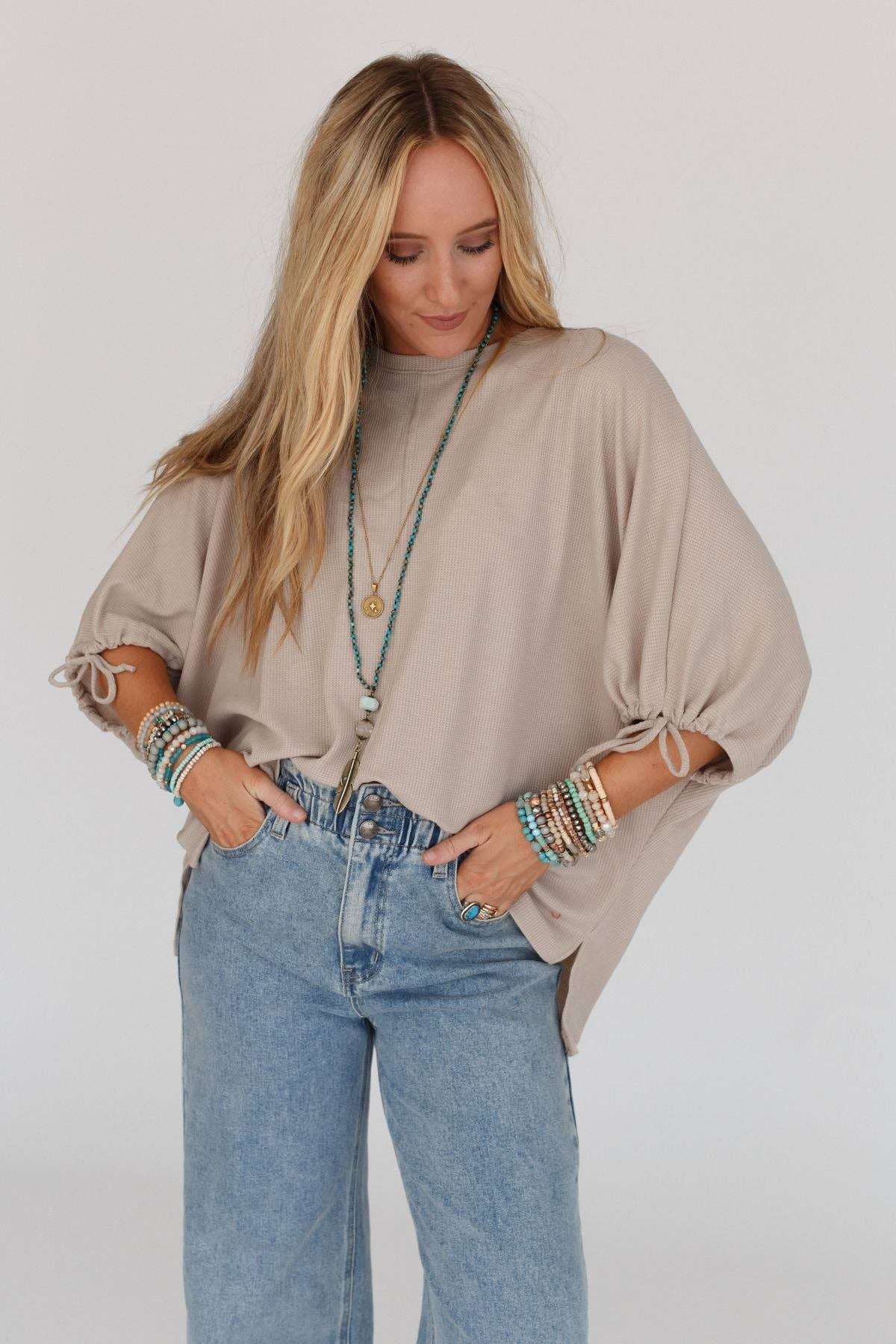 Aspen Rose Puff Sleeve