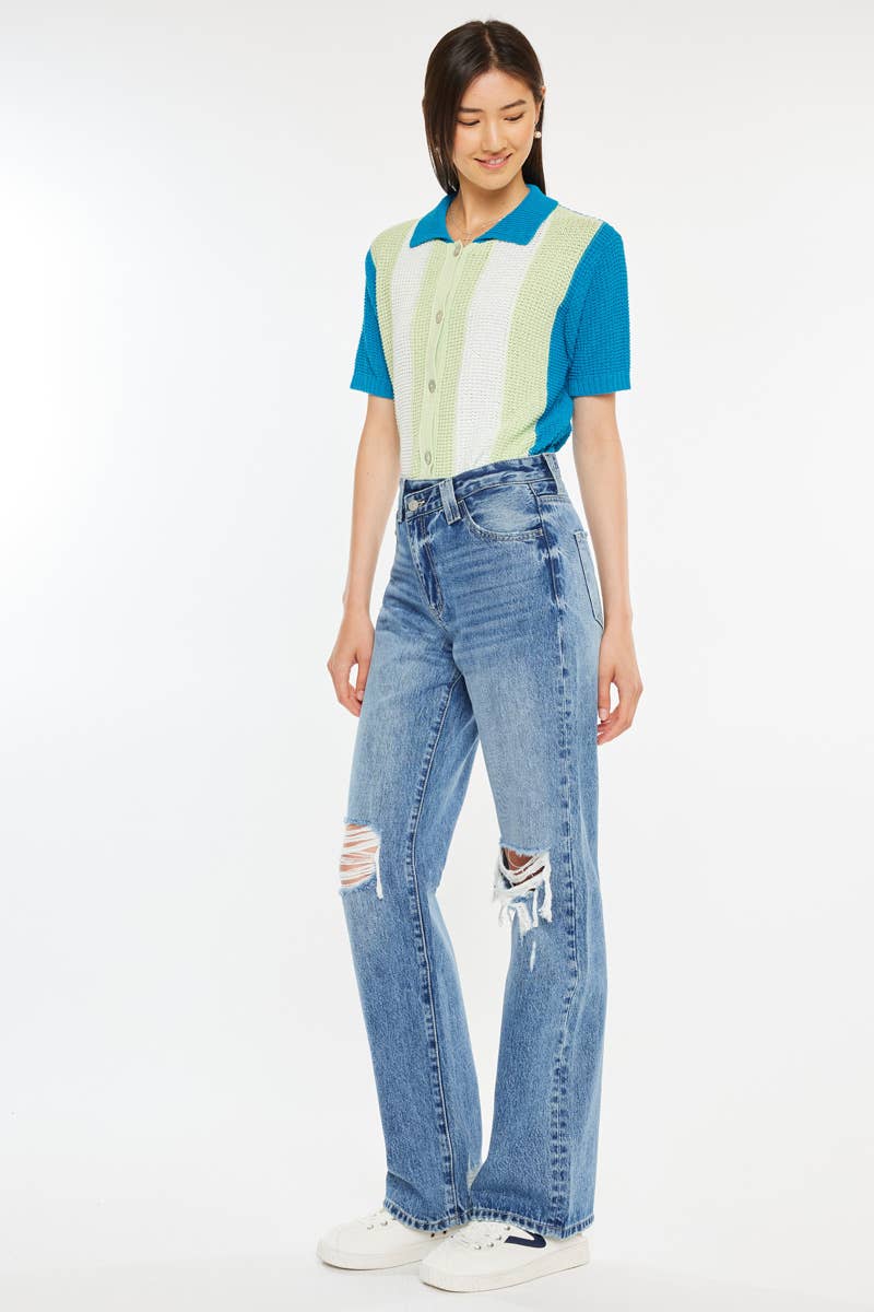 90’S Criss Cross Jeans