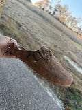 Iris Tooled Clog-Tan