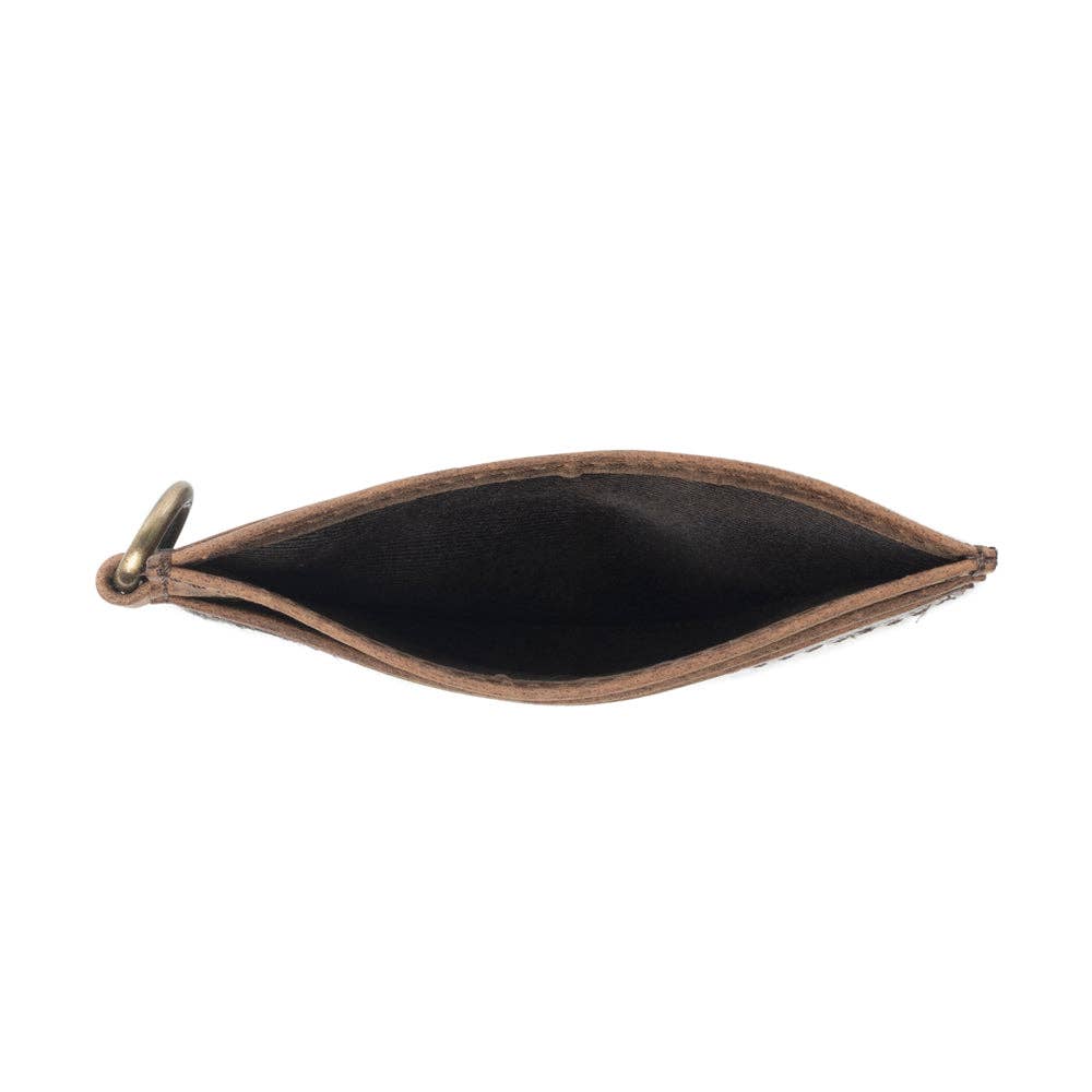Cowtown Card Holder with hair-on detail