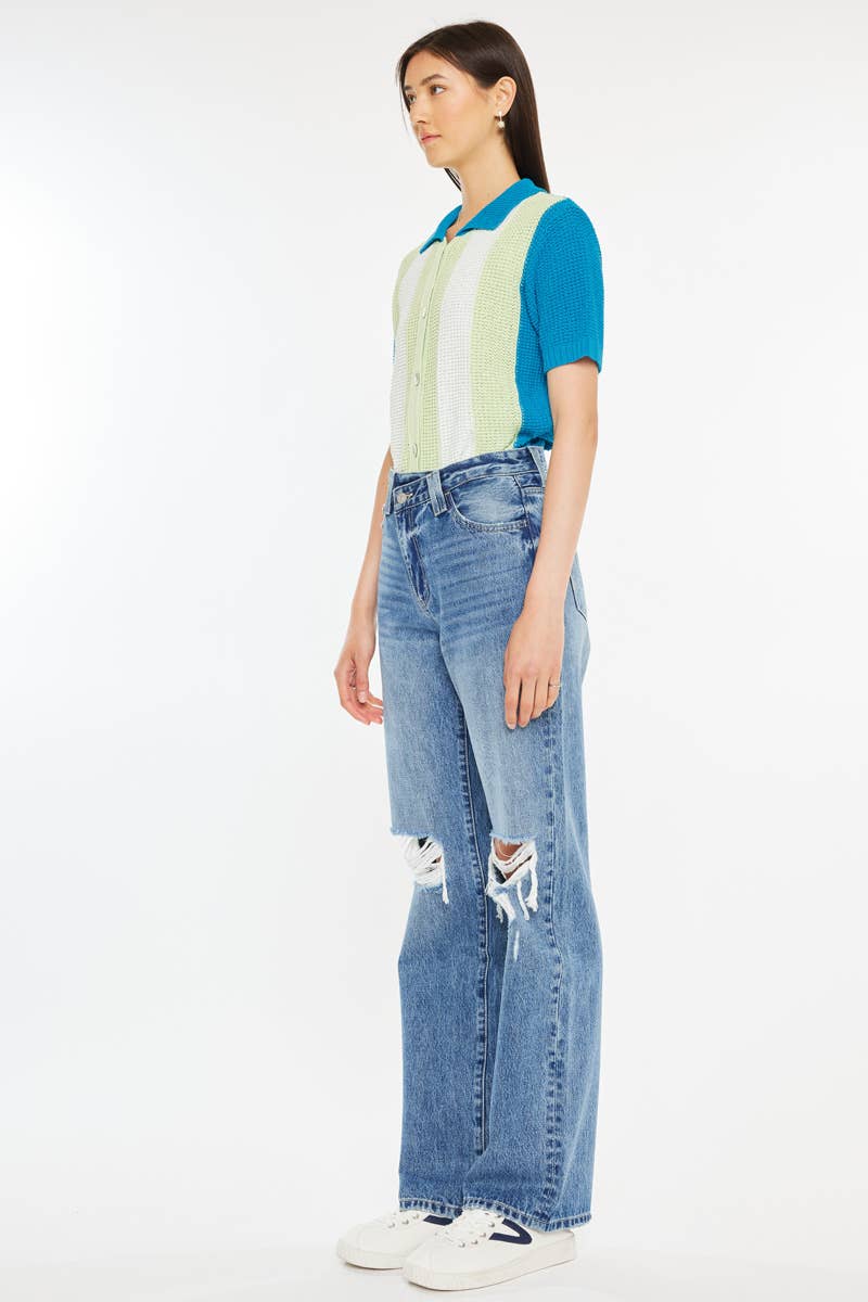 90’S Criss Cross Jeans