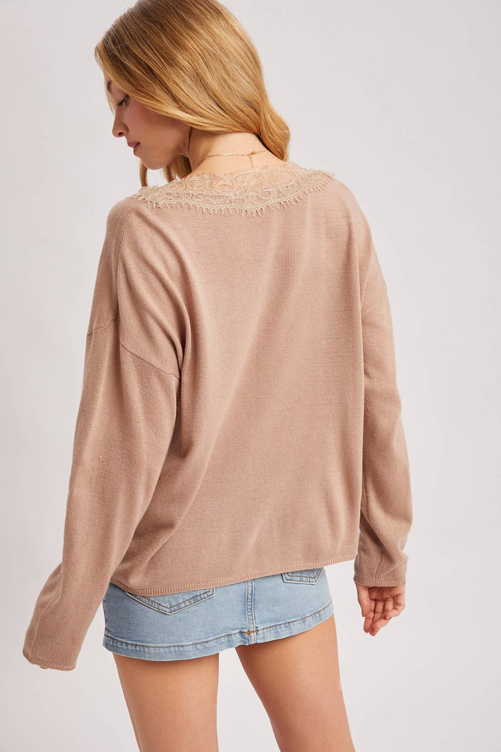 Lucy Lace V-Neck