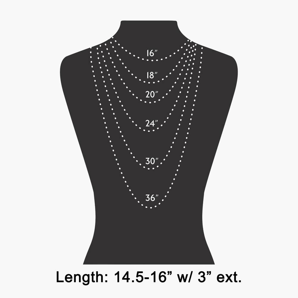 Layered Chain Horsebit Pendant Necklace