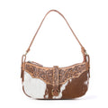 Yellowstone Timberline Handtooled Bag in Walnut Brown