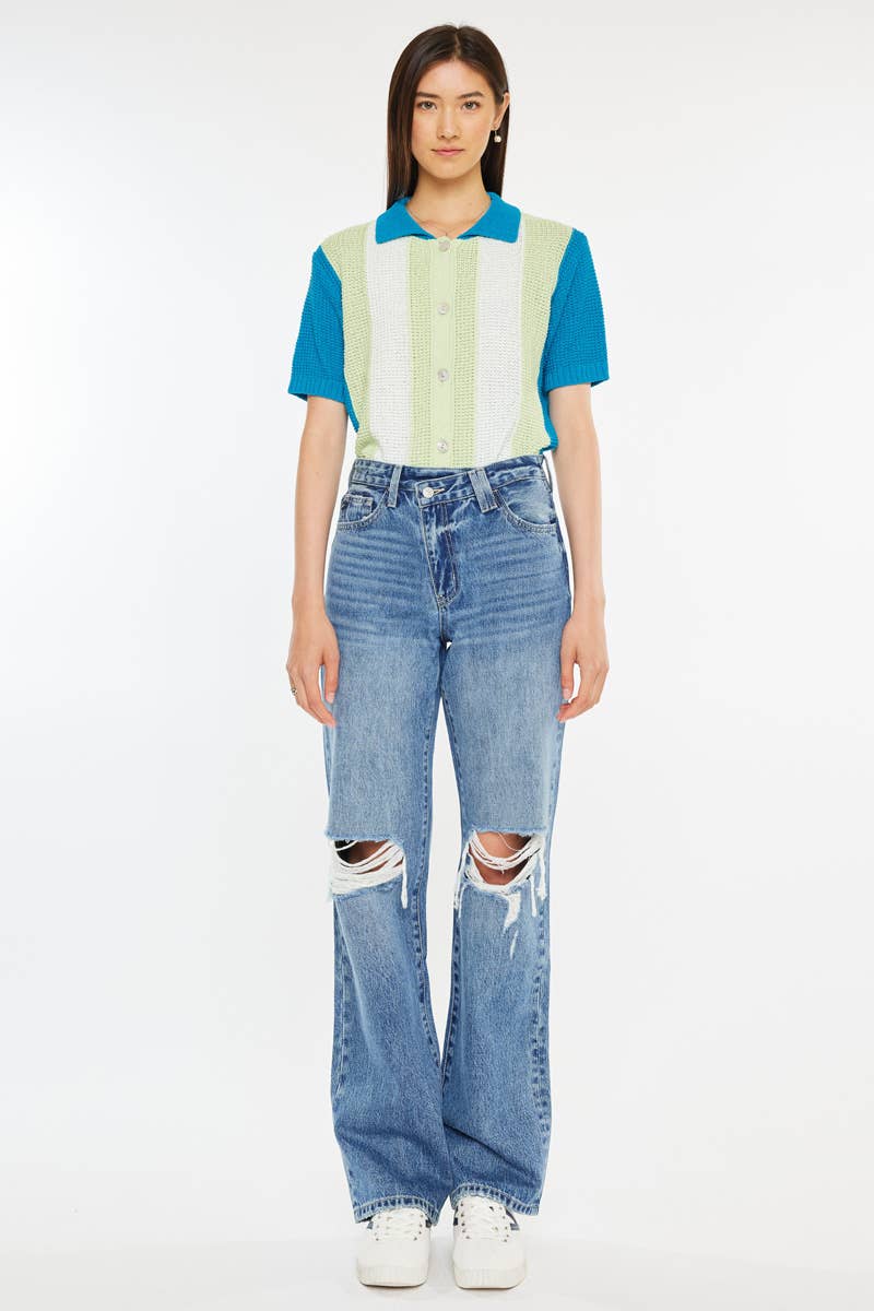 90’S Criss Cross Jeans