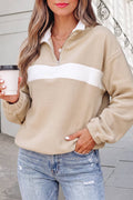 Dani Zip Mock Neck Pullover