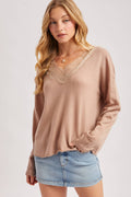 Lucy Lace V-Neck