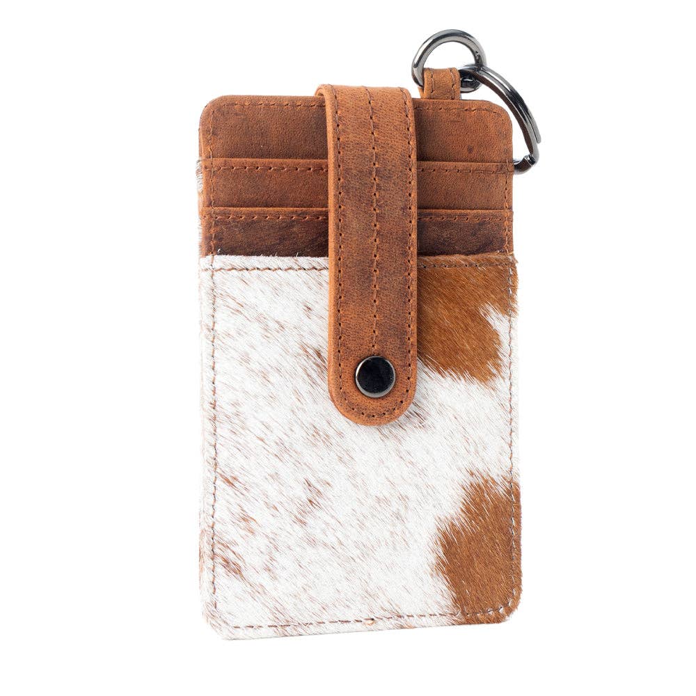 Roper Card Holder with hair-on detail