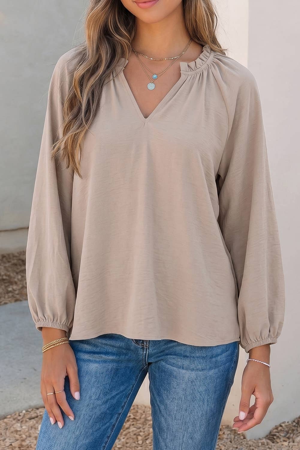 Joyce V-Neck Blouse