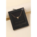 Secret Box Stud Bull Head Necklace