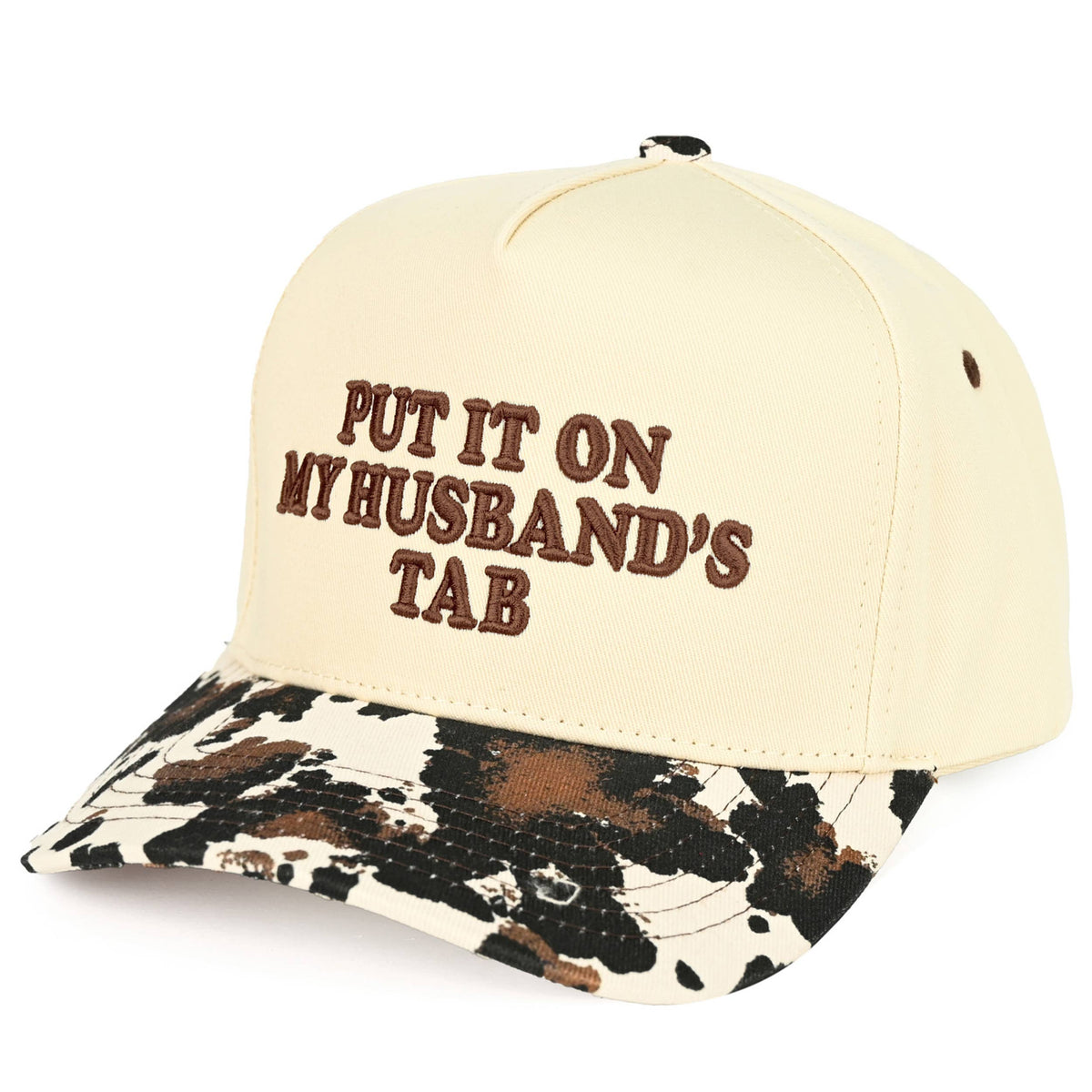 PUT IT ON MY HUSBAND'S TAB Trucker Hat