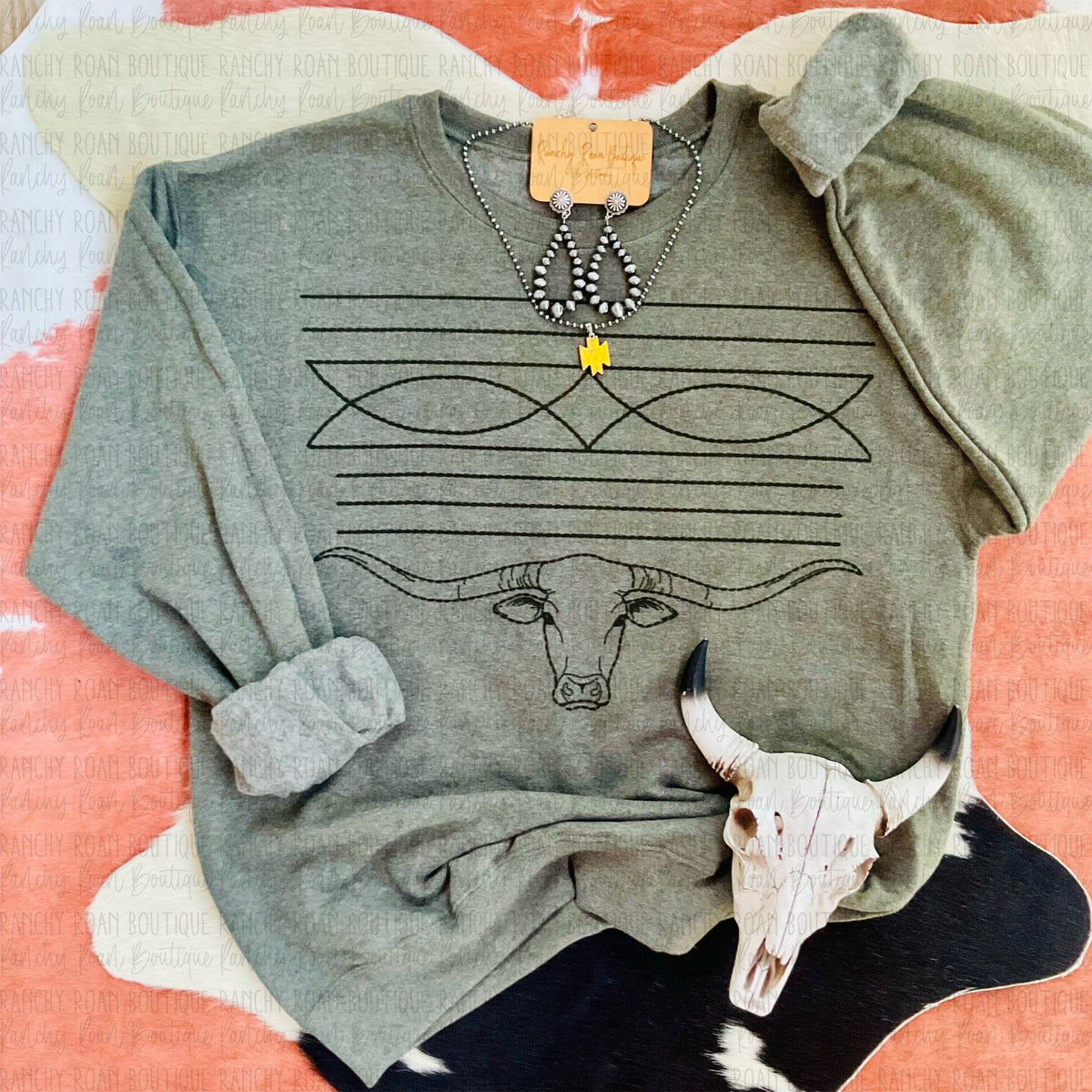 The Clare Boot Stitch Sweatshirt