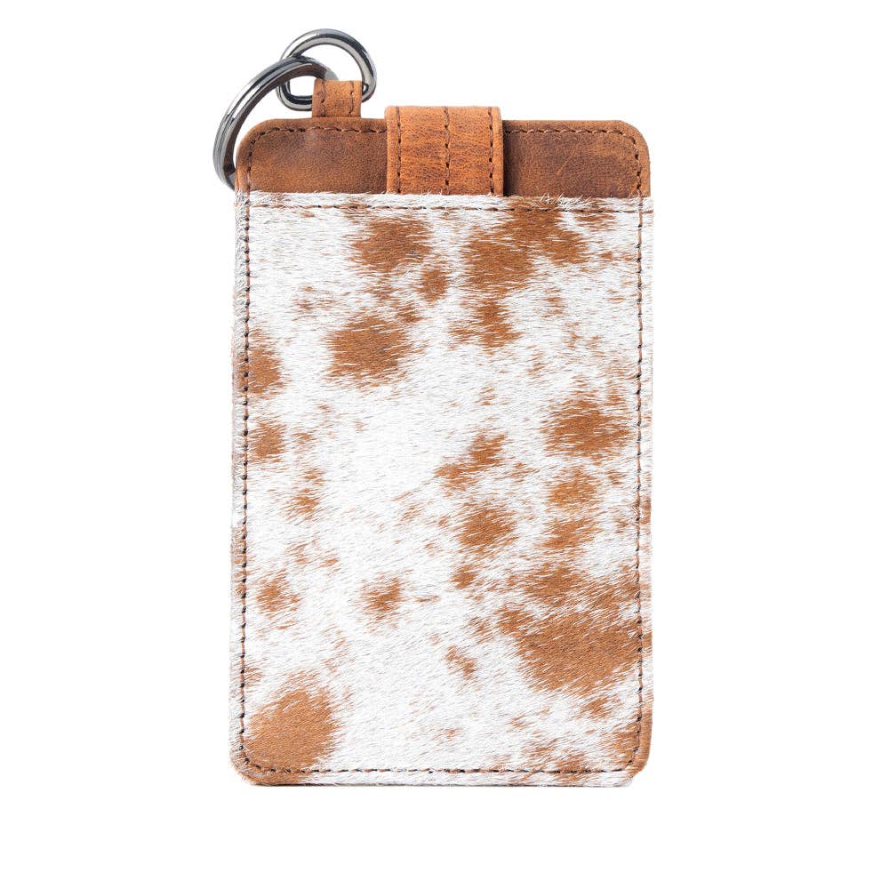 Roper Card Holder with hair-on detail