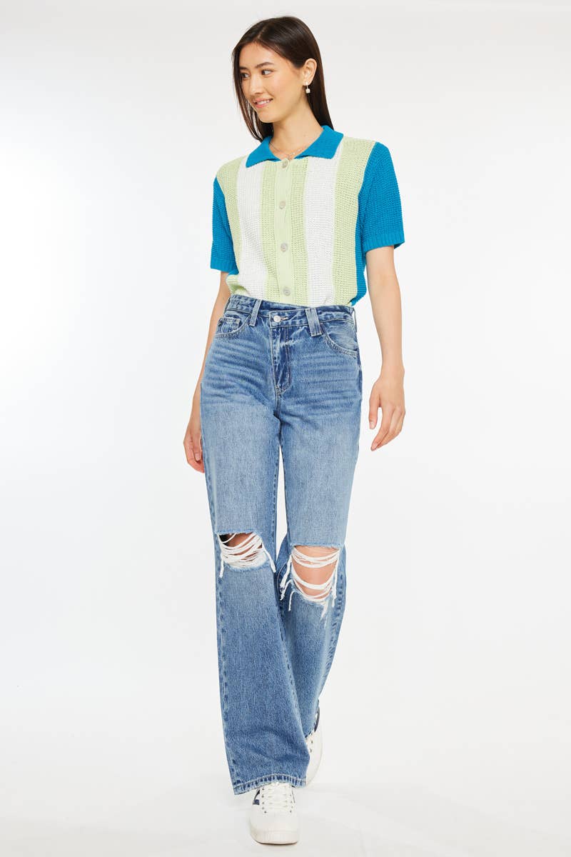 90’S Criss Cross Jeans
