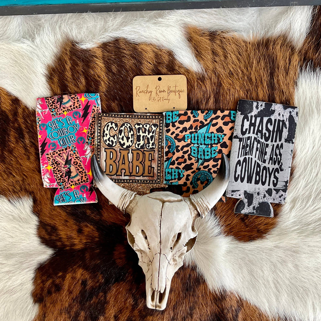 Cow Babe Regular Koozie