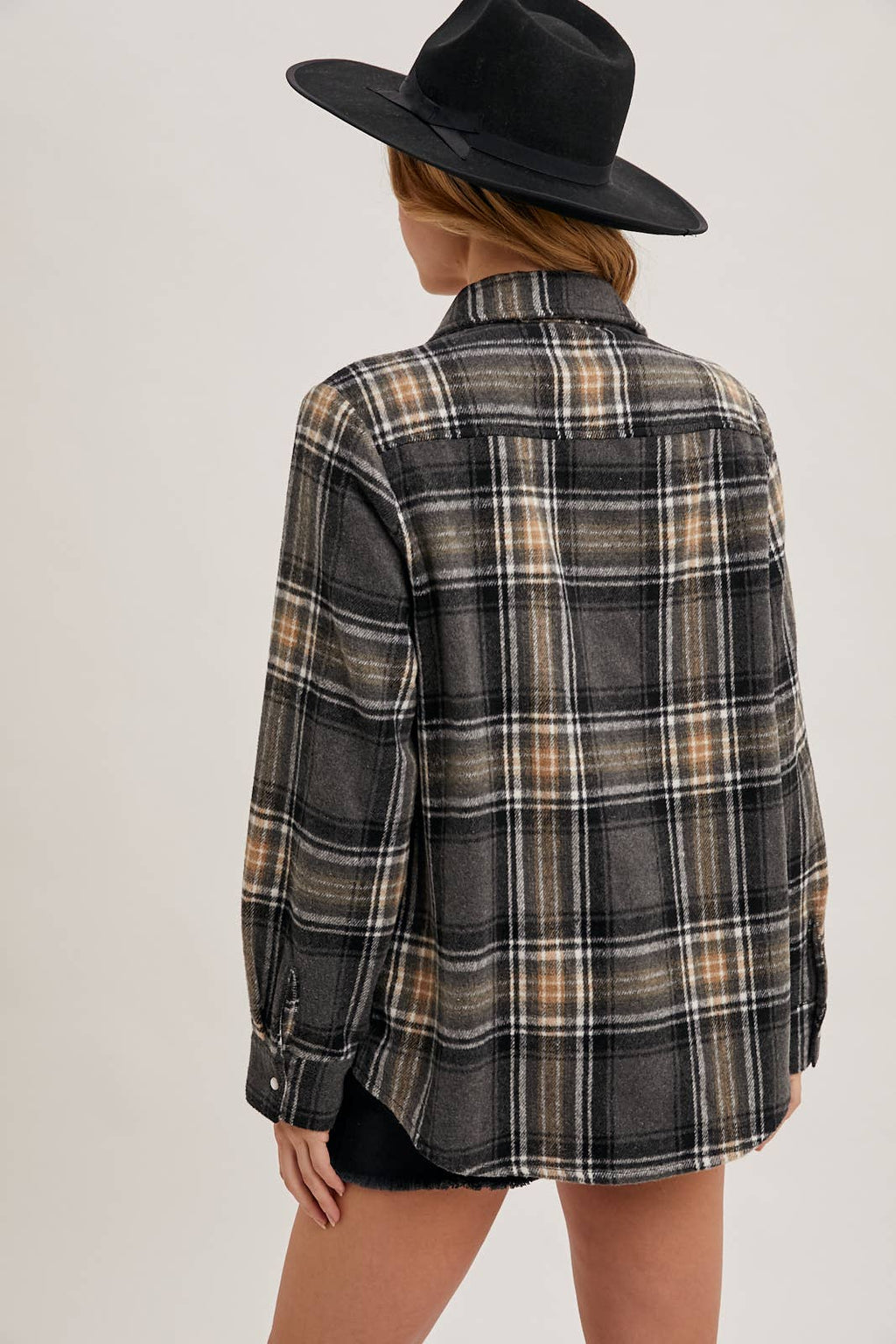 Addi B Plaid Shacket
