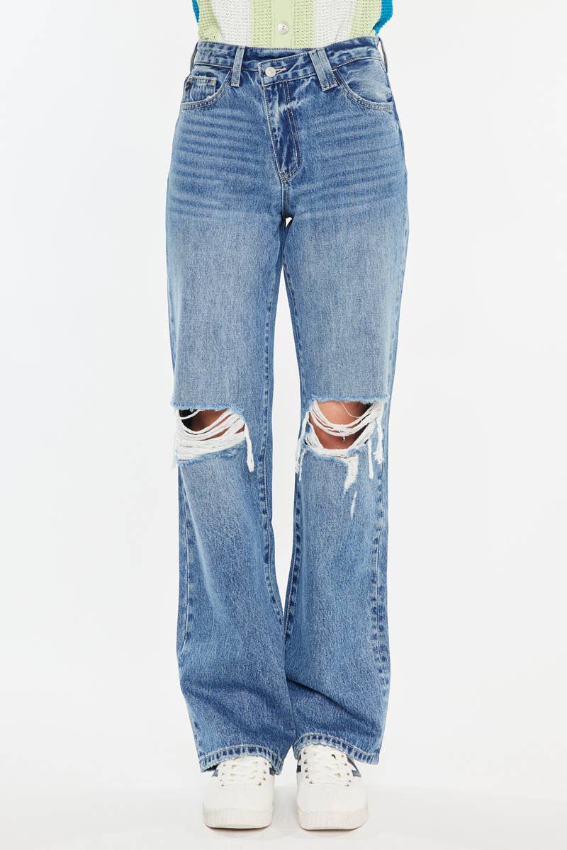 90’S Criss Cross Jeans