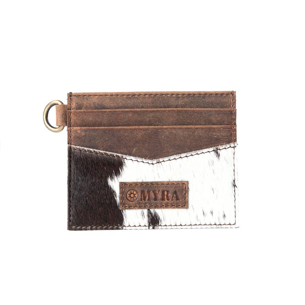 Cowtown Card Holder with hair-on detail