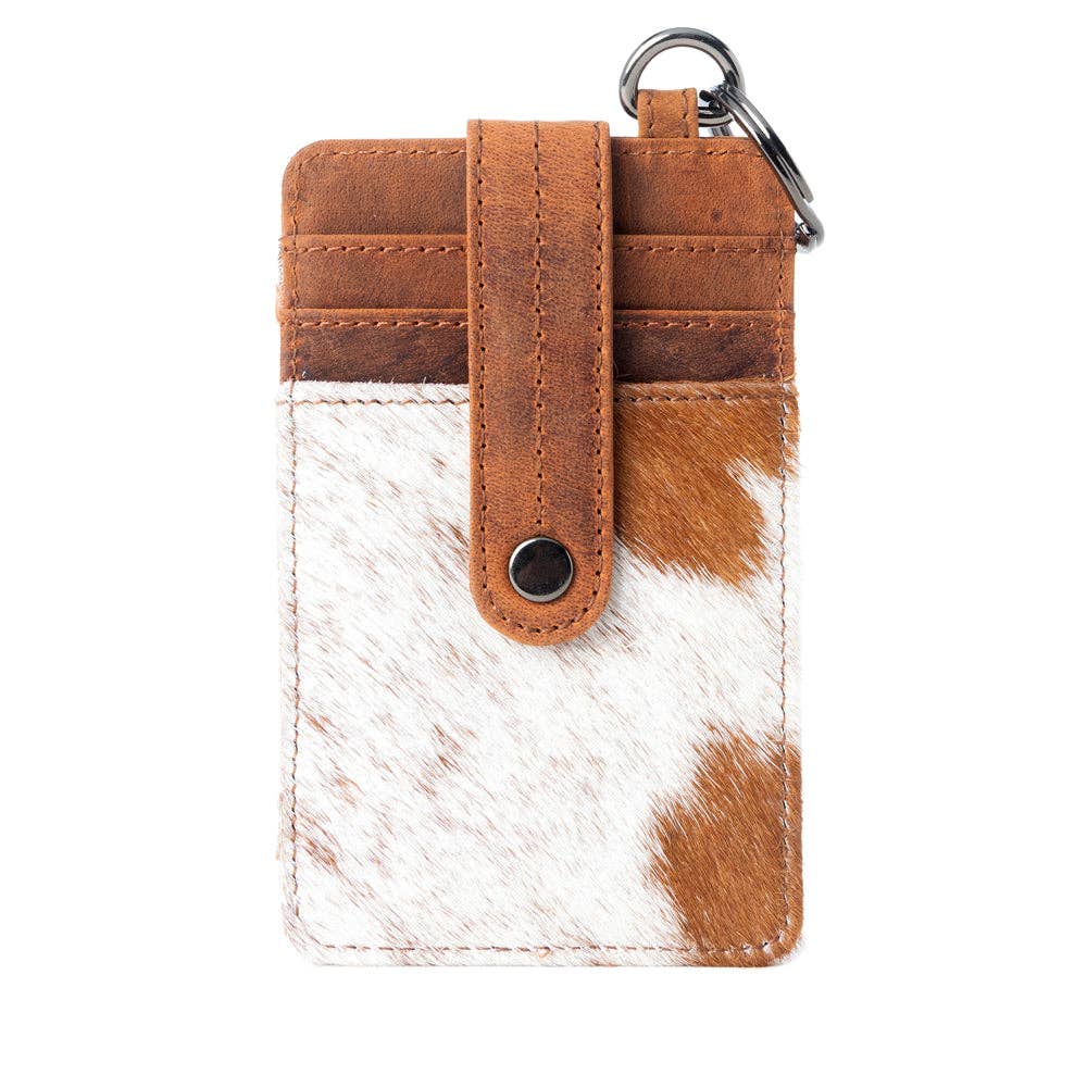 Roper Card Holder with hair-on detail