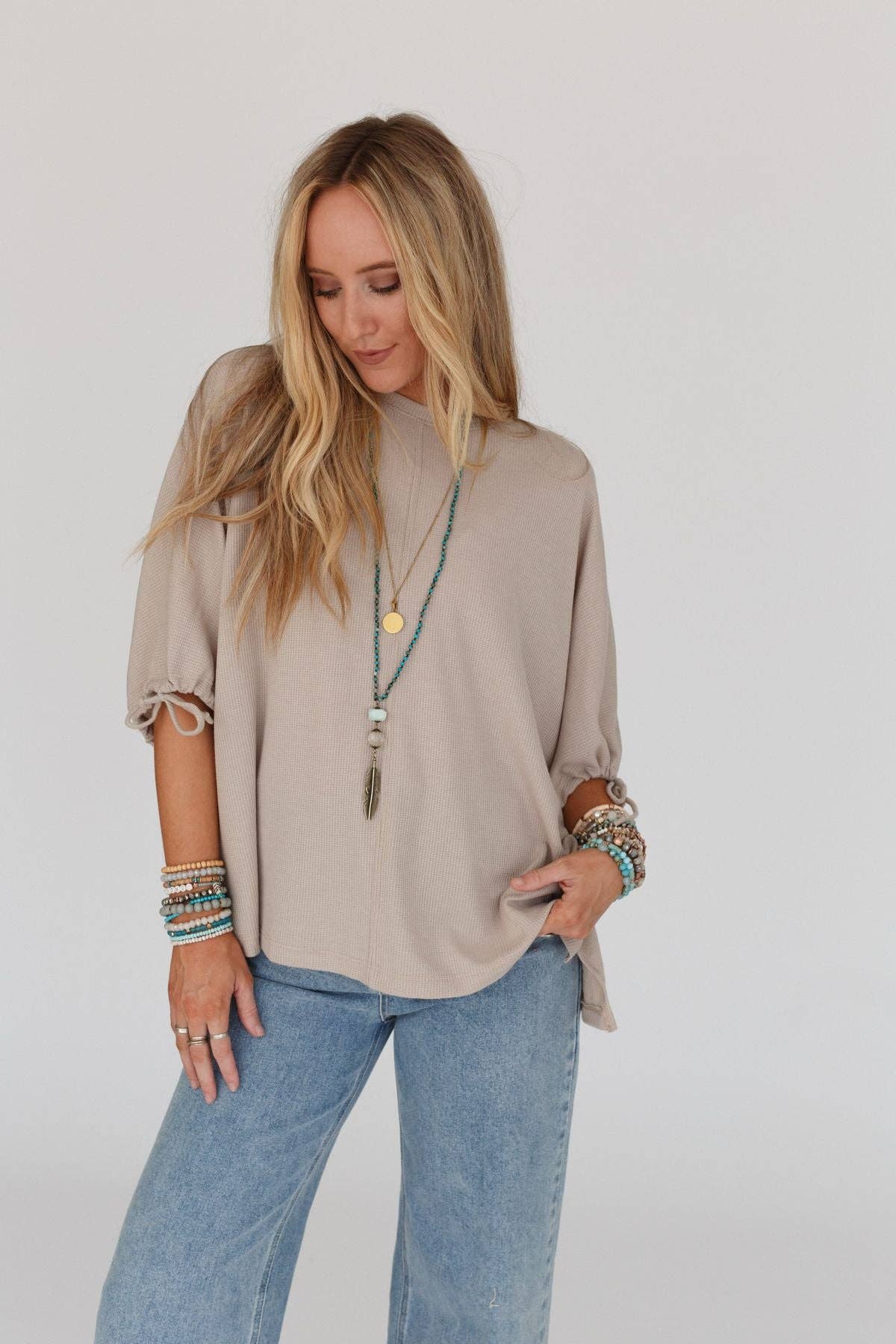 Aspen Rose Puff Sleeve