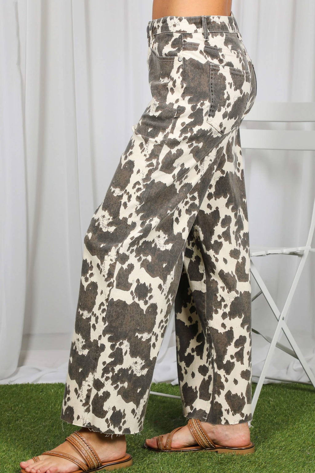 Stella Cow Print Jean